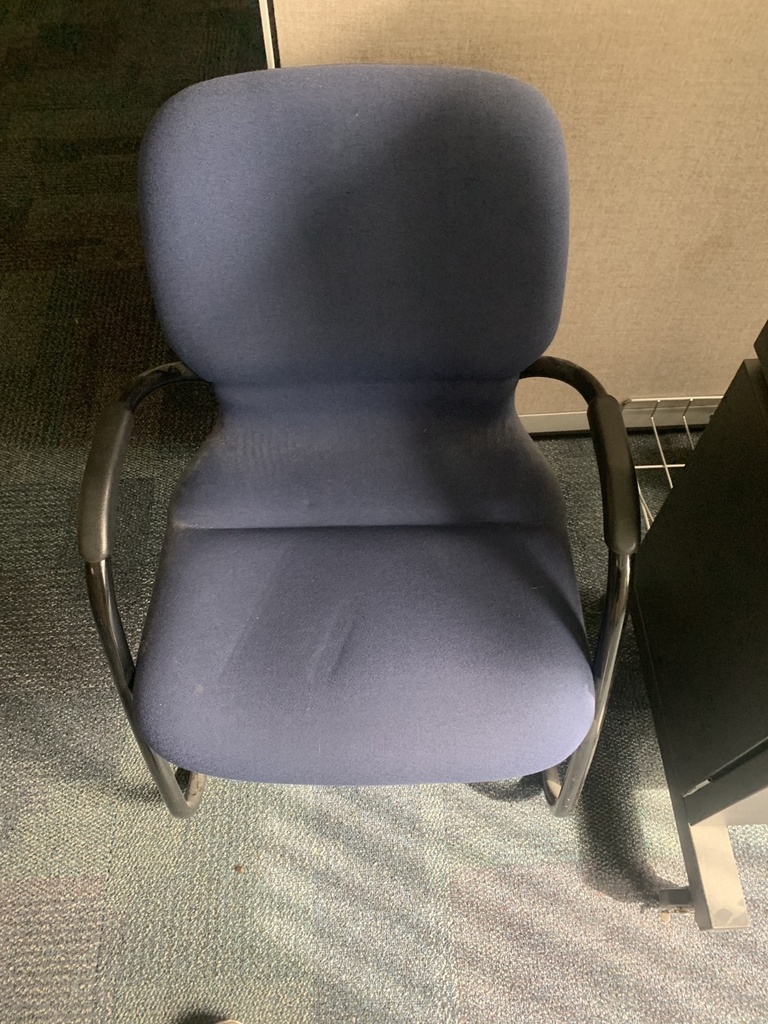 side chair - light blue