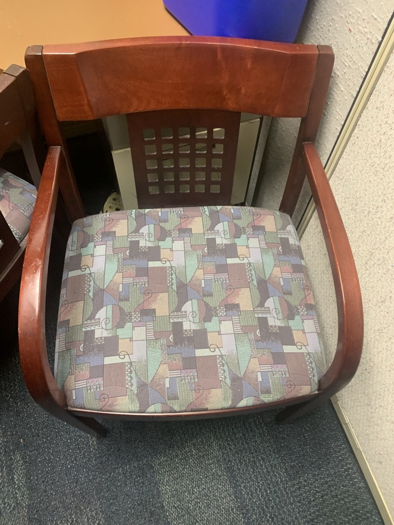 side chair - patterned