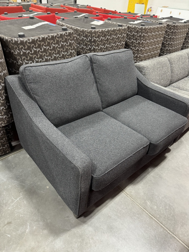 Gray Loveseat 