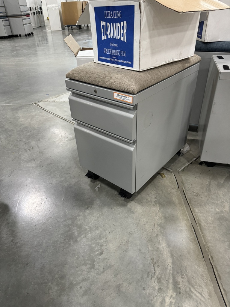 Grey Pedestal Cabinet