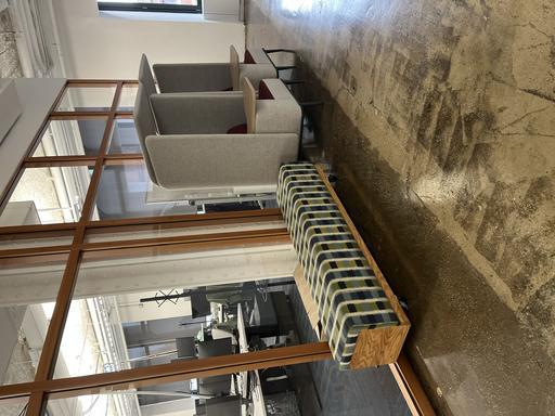 Mobile Bench - green pattern