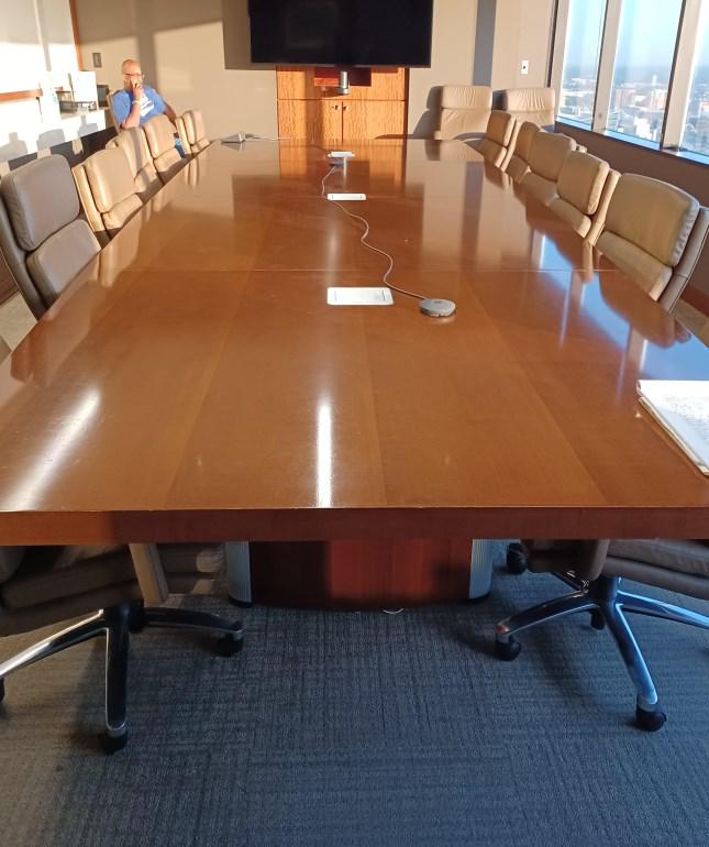 Conference Table 18’ X 5’ X 7’