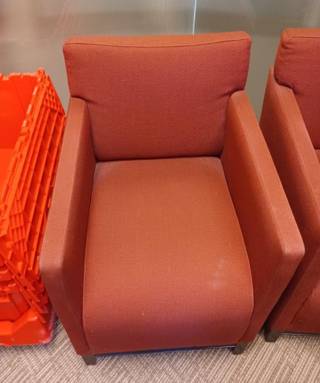 Burgundy Club Chairs