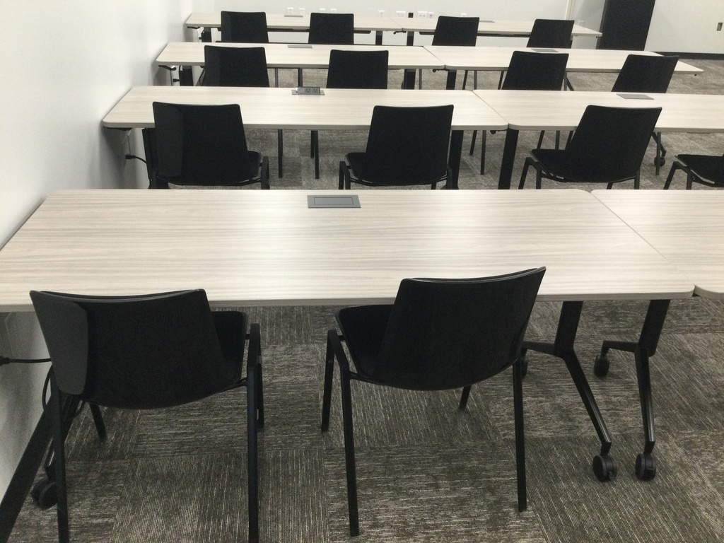 Oak Networked Classroom Tables    72x30x29