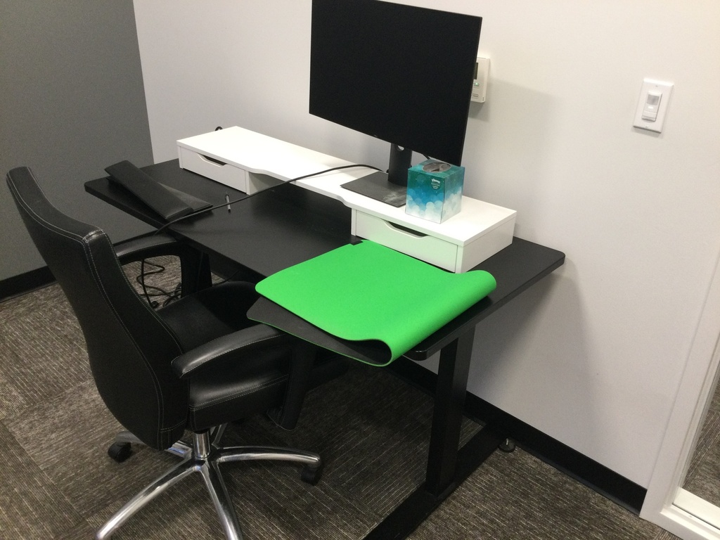 Electric Sit Stand Black Desk  26x55x30   