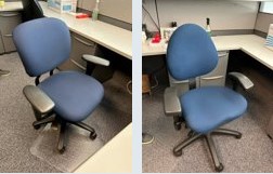 Blue Task Chair