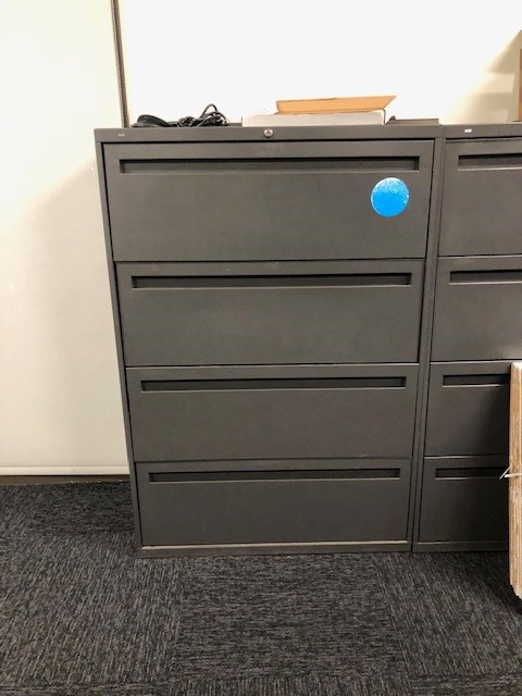 4-Hi Grey Filing Cabinets