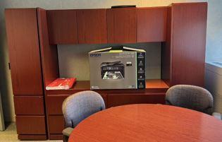 TV cabinet, 130x24x72" (photo representation)