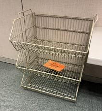 Metal organizer, 23x18x32"