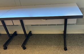 Desk, black, 24x48x28"