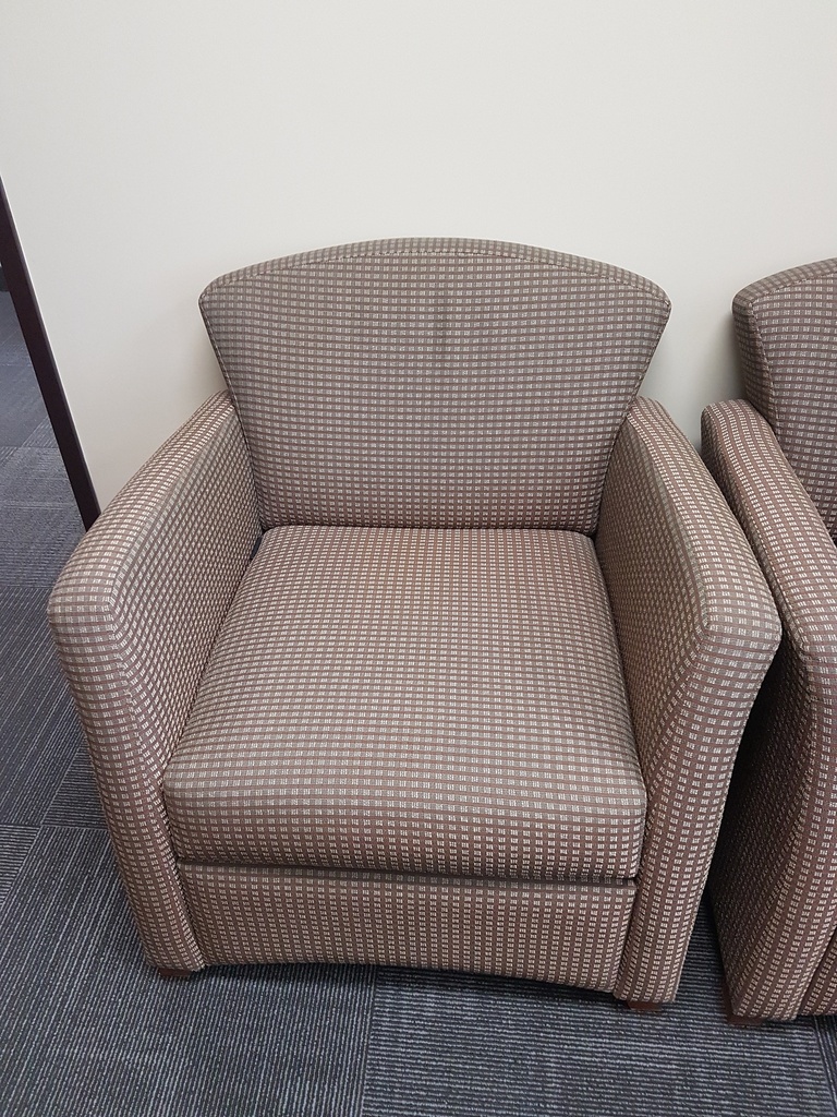 Beige lounge chair