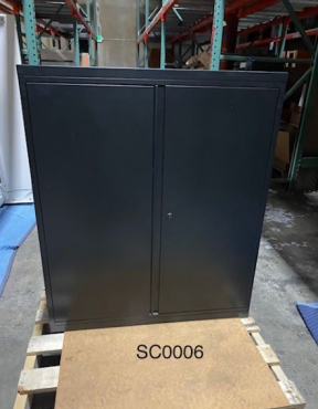STANDARD PULL, 2-DOOR STORAGE CABINET  36W 18D 42H