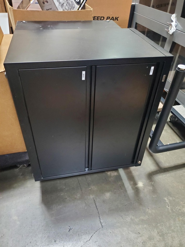 Black 2 Drawer Filing Cabinet