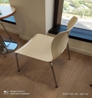 White Café Chair