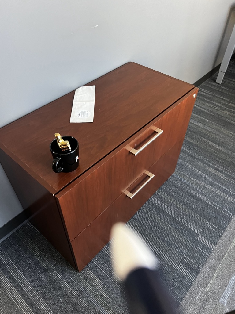 2-Drawer Brown Cabinet