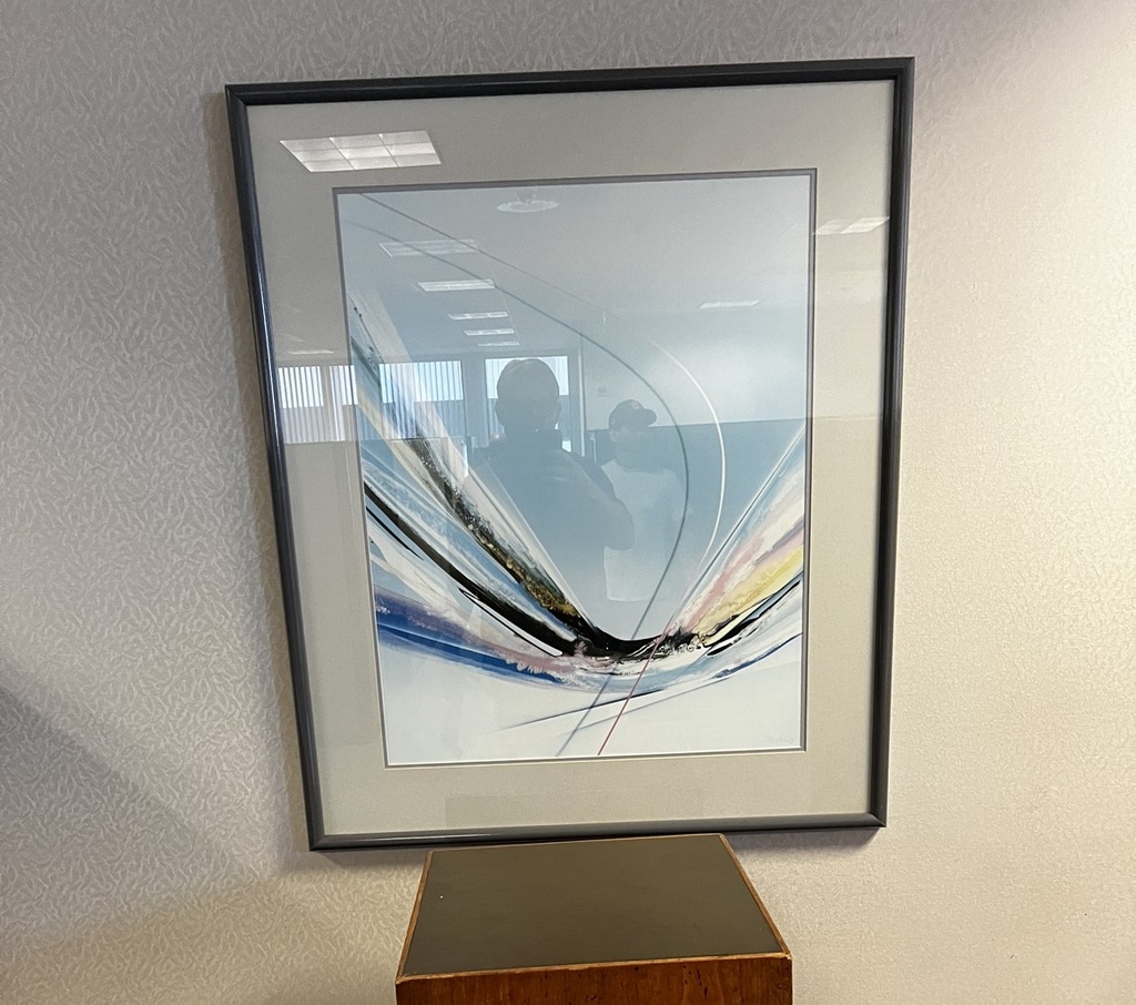Artwork with Grey Frame