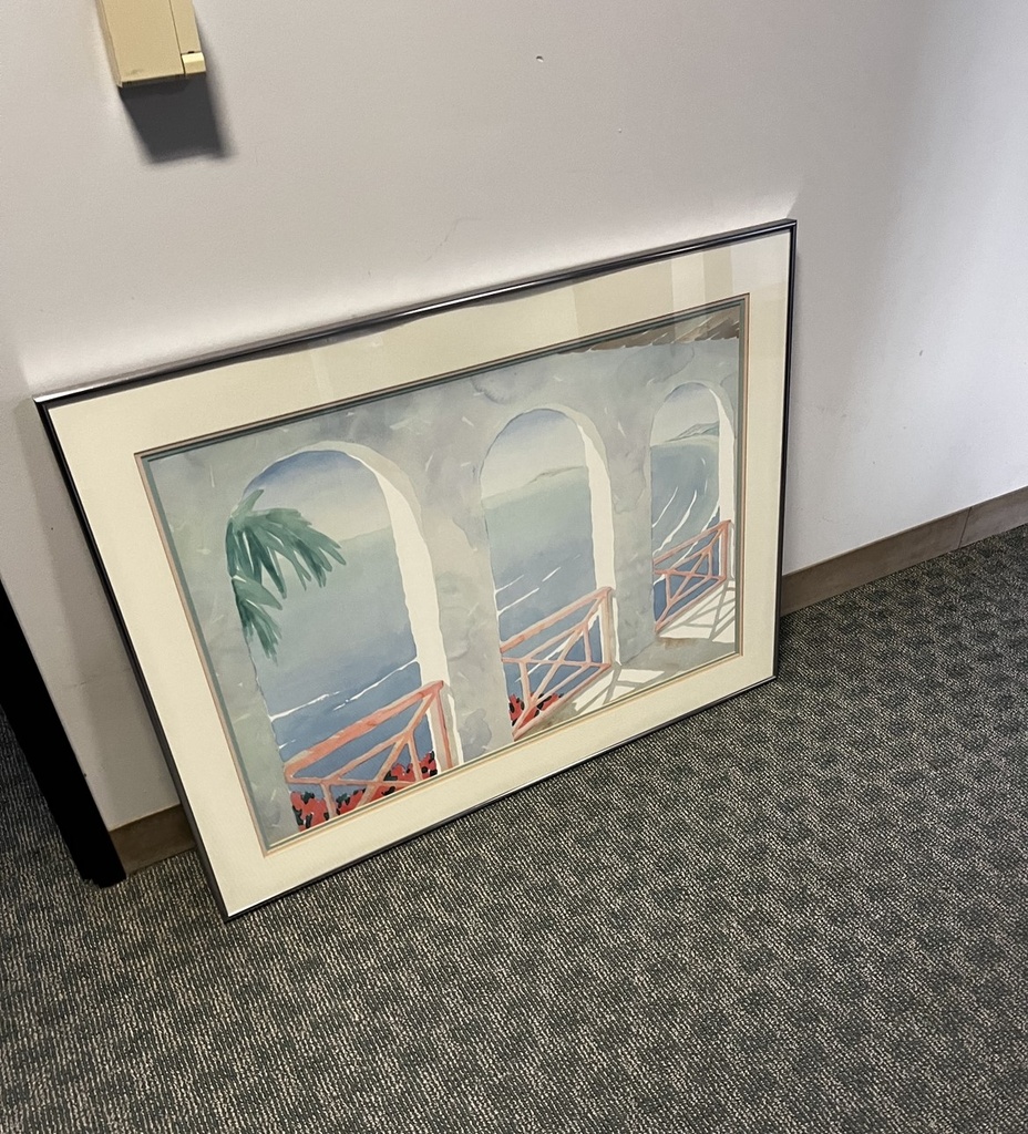 Artwork in Silver Coloured Frame