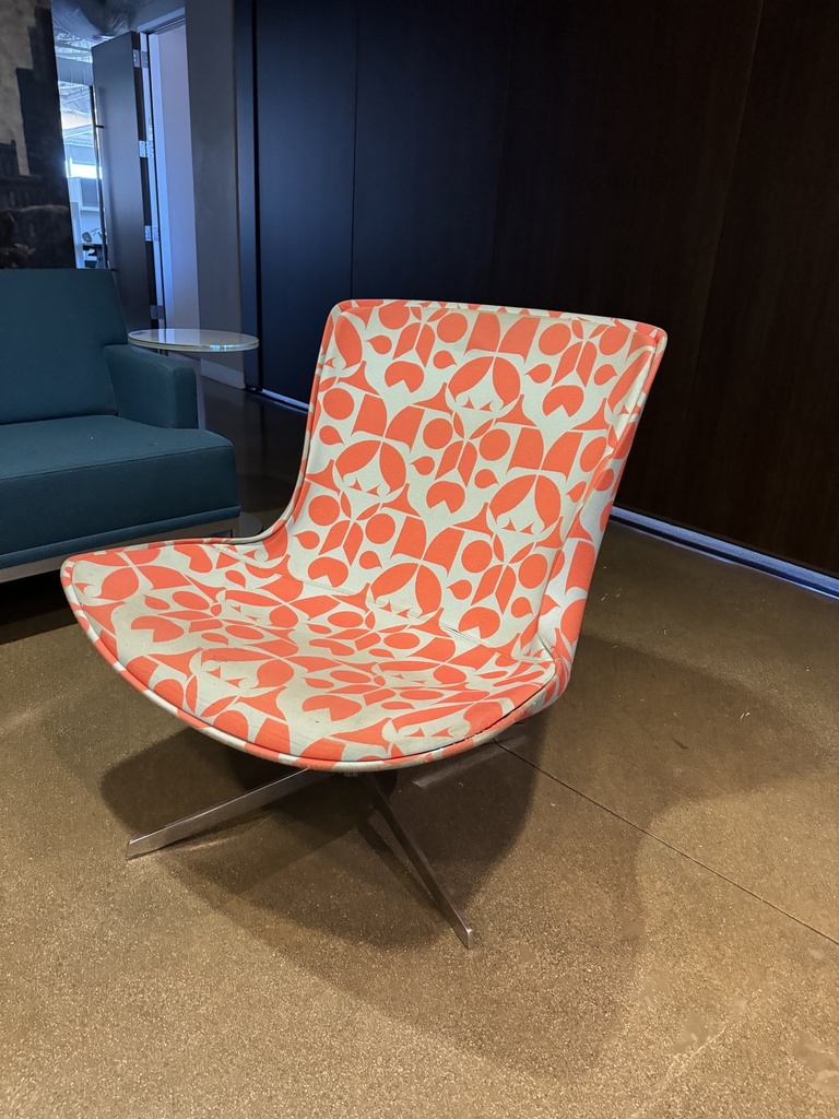 Orange &amp; Blue Custom Chair