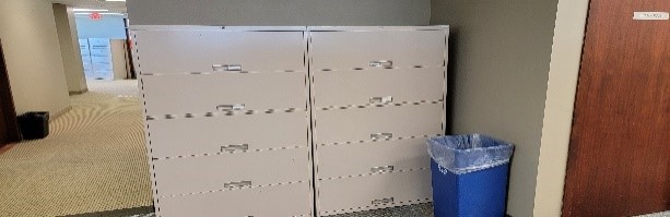 5 Drawer Lateral Filing Cabinet (36"W X 18"D X64"H)