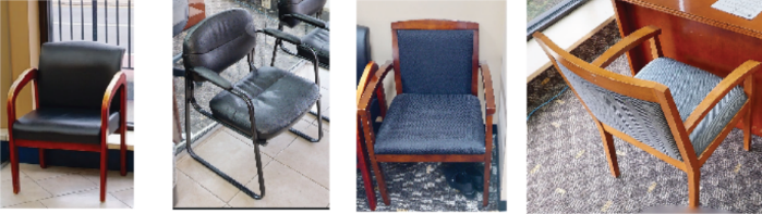 Guest Seating 2 - selection will vary within these styles