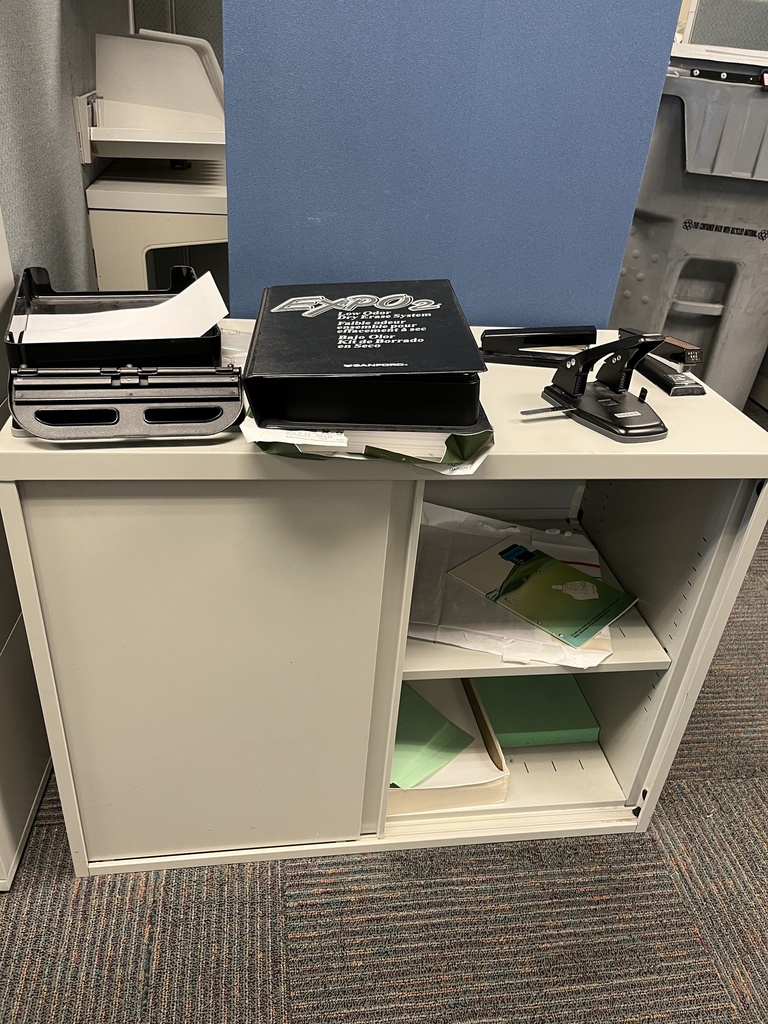 Small Metal Cabinet, 36Hx18Dx28W"