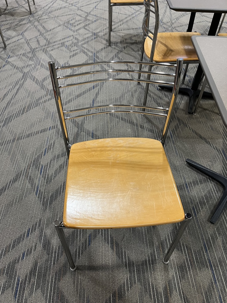 Café chairs – wood and metal