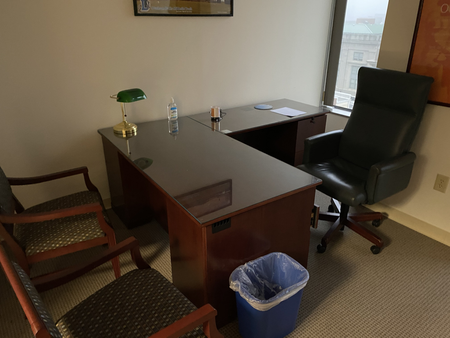 L Shape Wood Desk