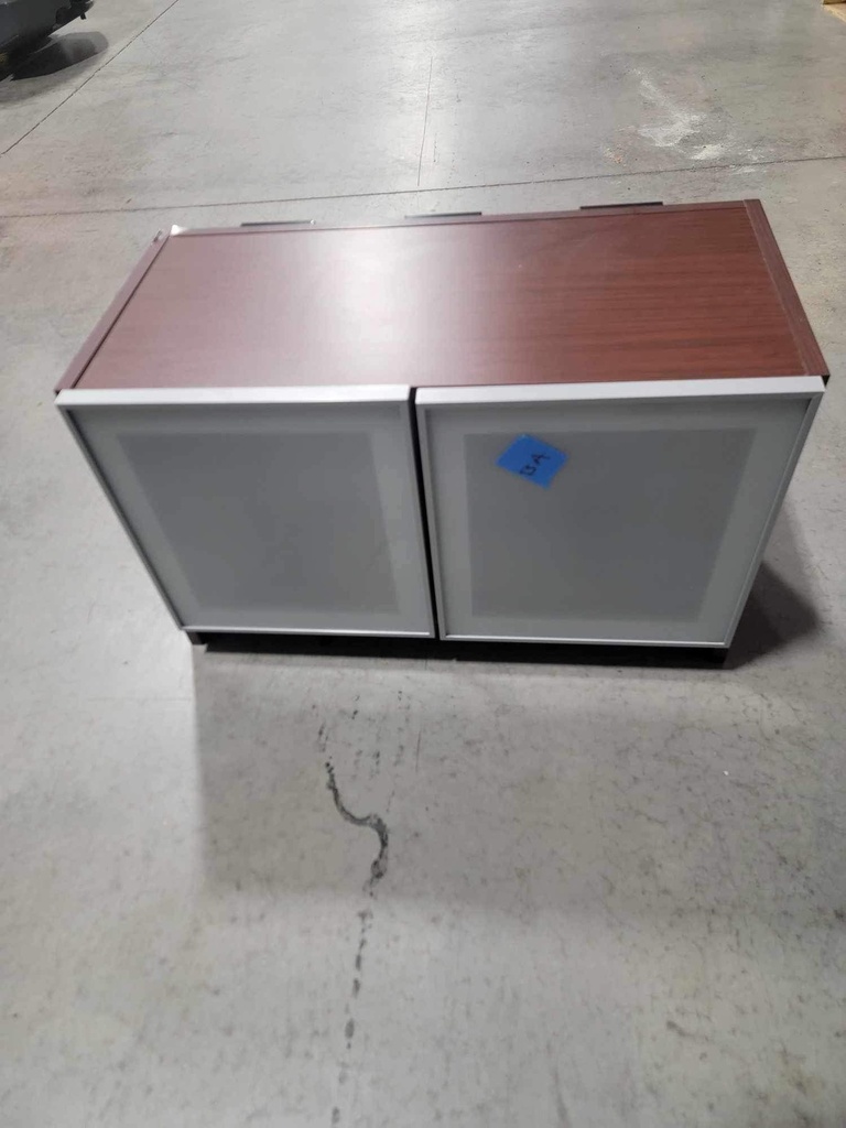 Overhead cabinet with light