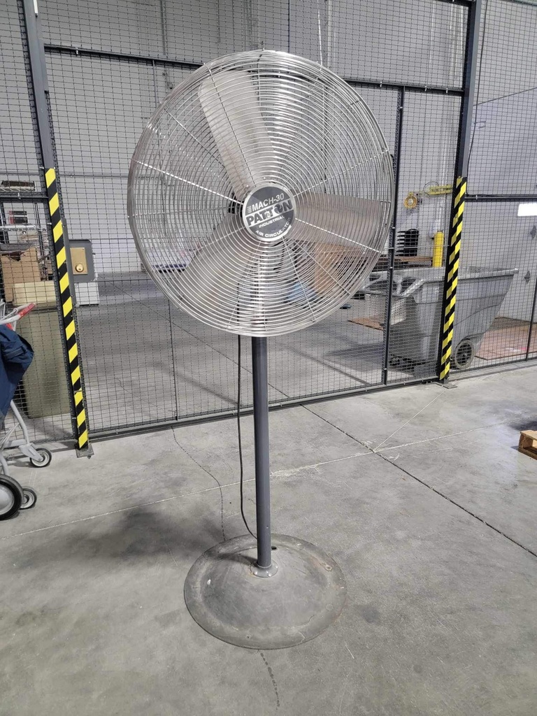 Dark gray fan
