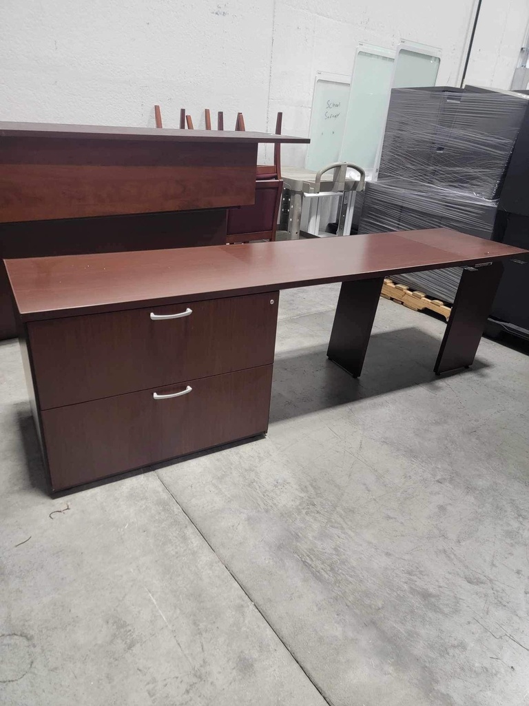 Return with 2-high lateral on left 