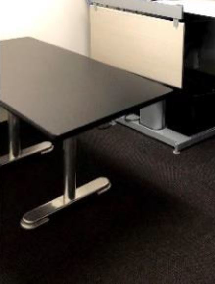 Black Rectangular Table