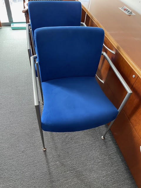 Blue Side Chair 