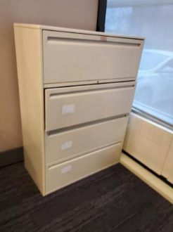 4-Drawer File Cabinet, 36"