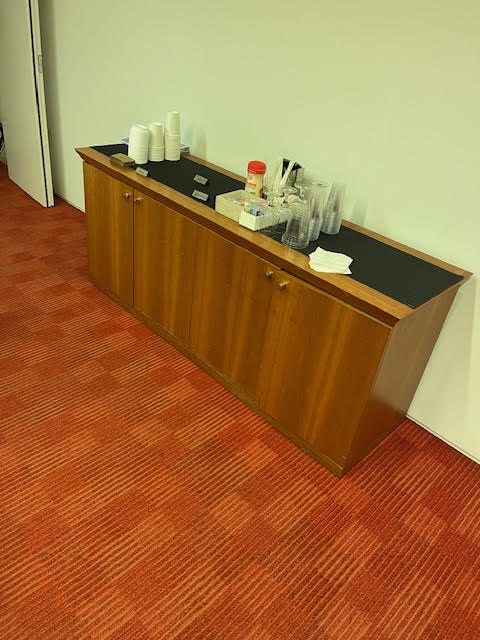 6' Credenza with Doors