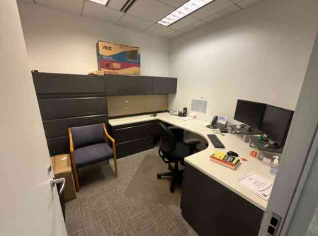 Curved Desk private office suite (2)