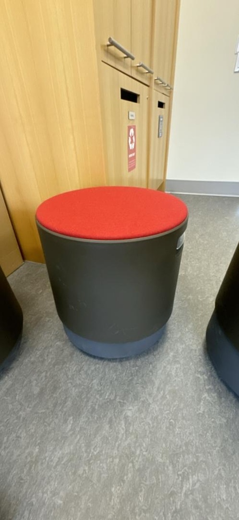 Wobble Guest Stool, Red