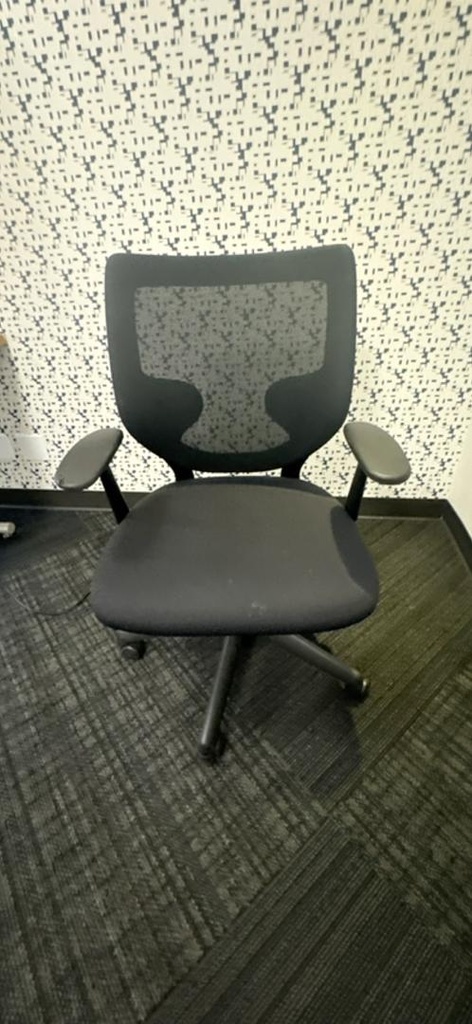 Keilhauer Simple Meeting Chair, Black, 30" x 30" x 42"