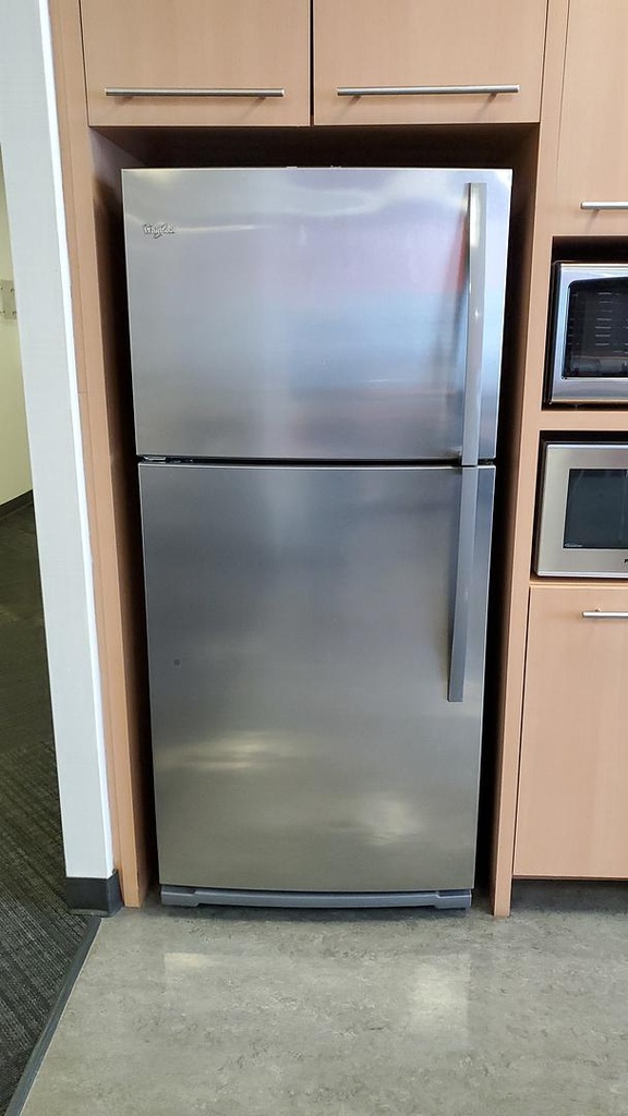 Whirlpool Stainless Steel Fridge, 72" x 48"