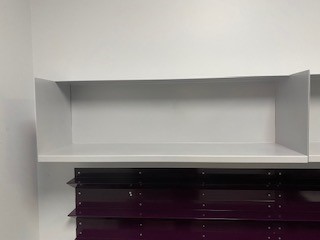 Overhead, grey, wall-mounted