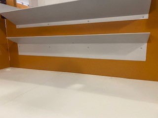 Shelf, grey, wall-mounted