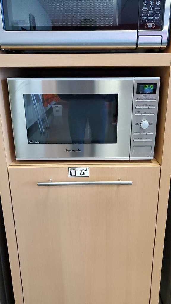 LG Stainless Steel Microwave, 96" x 24" x 41"