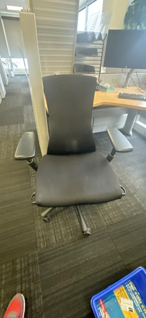 Herman Miller Embody Task Chair, Black, 240" x 61"-91" x 30"