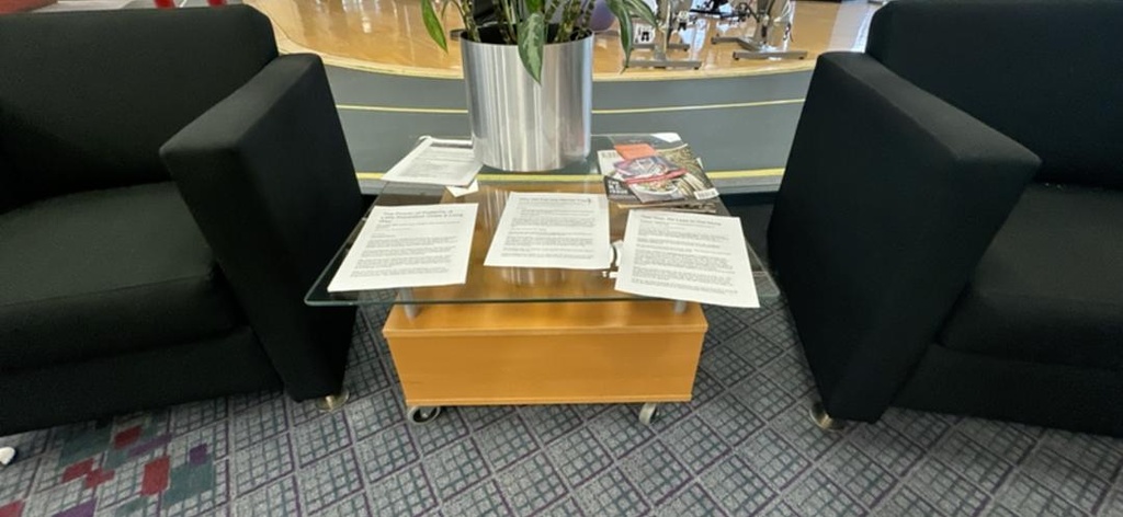 30" Square Mobile Coffee Table, Honey