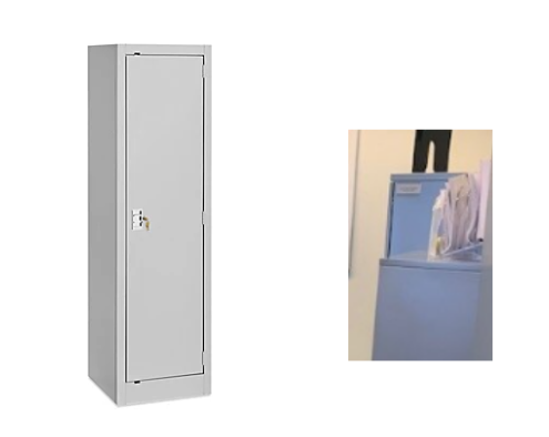 Armoire en métal (représentation photographique)