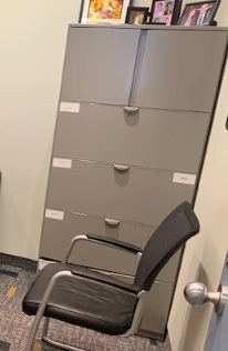 Metal combo cabinet