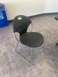 Plastic/Metal Stacking Chair
