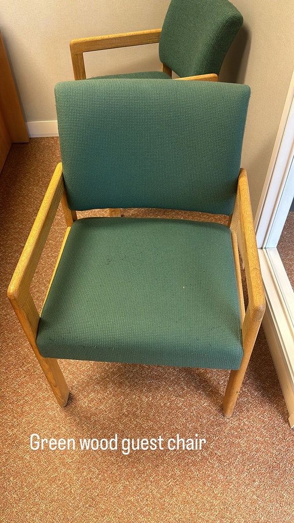 Green Wood Guest Chair