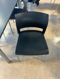 Black Stacking Chair