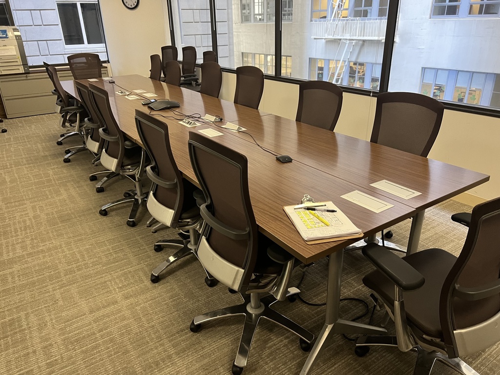 Kimball Waveworks Brown Training Table