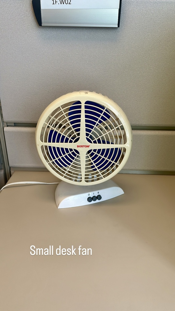 Small desk fan